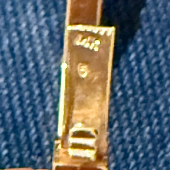 Elegant 14k Gold and Sparkling diamonds Women's Bracelet - Picture 7 of 10